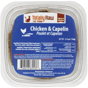 Totally Raw Cat Food Chicken & Capelin 156g
