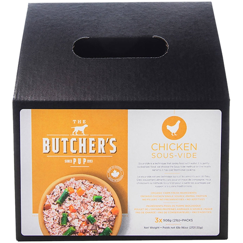 The Butchers Pup Dog Food Chicken Dinner Frozen 3 X 908g