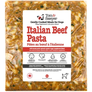 Tom & Sawyer Dog Food Italian Beef Pasta 454g