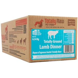 Totally Raw Pet Food Lamb Dinner Patties 30ct 6.54kg