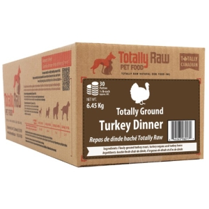 Totally Raw Pet Food Turkey Dinner 30ct 6.48kg