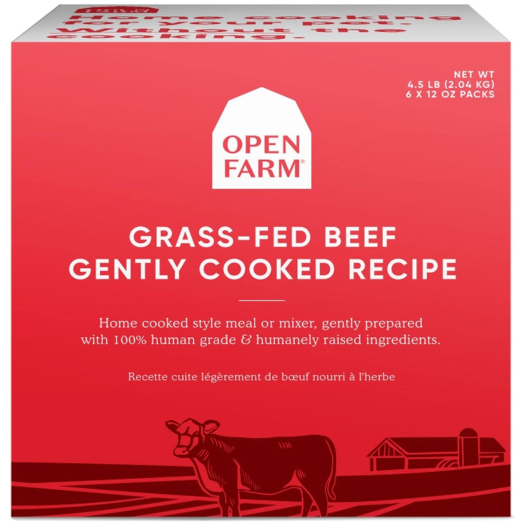 Open Farm Dog Gently Cooked Beef 6 X 12 Oz
