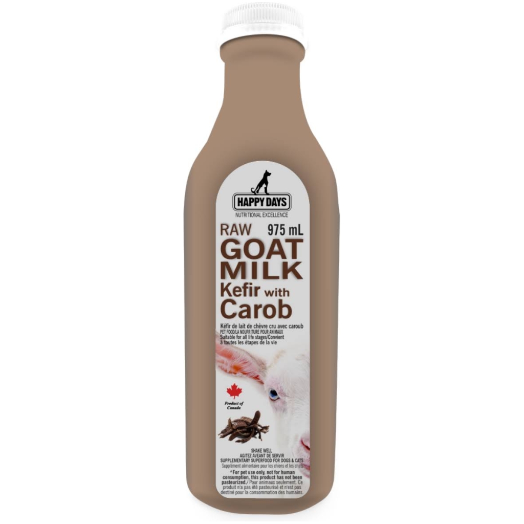 Happy Days - Frozen Raw Goat Milk Kefir With Carob 975ml