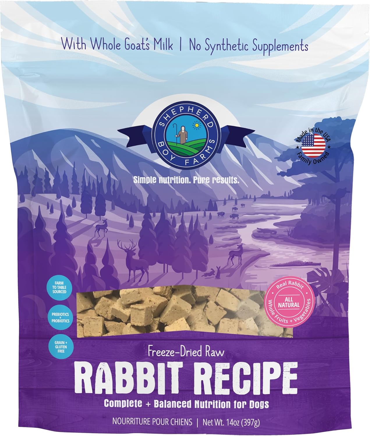 Shepherd Boy Farms Freeze Dried Rabbit Recipe 14oz – myPet Shop on Yonge