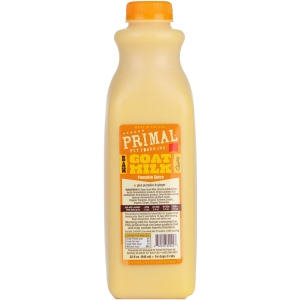 Primal Pet Foods Frozen Raw Goat Milk Pumpkin Spice Quart 32 Oz