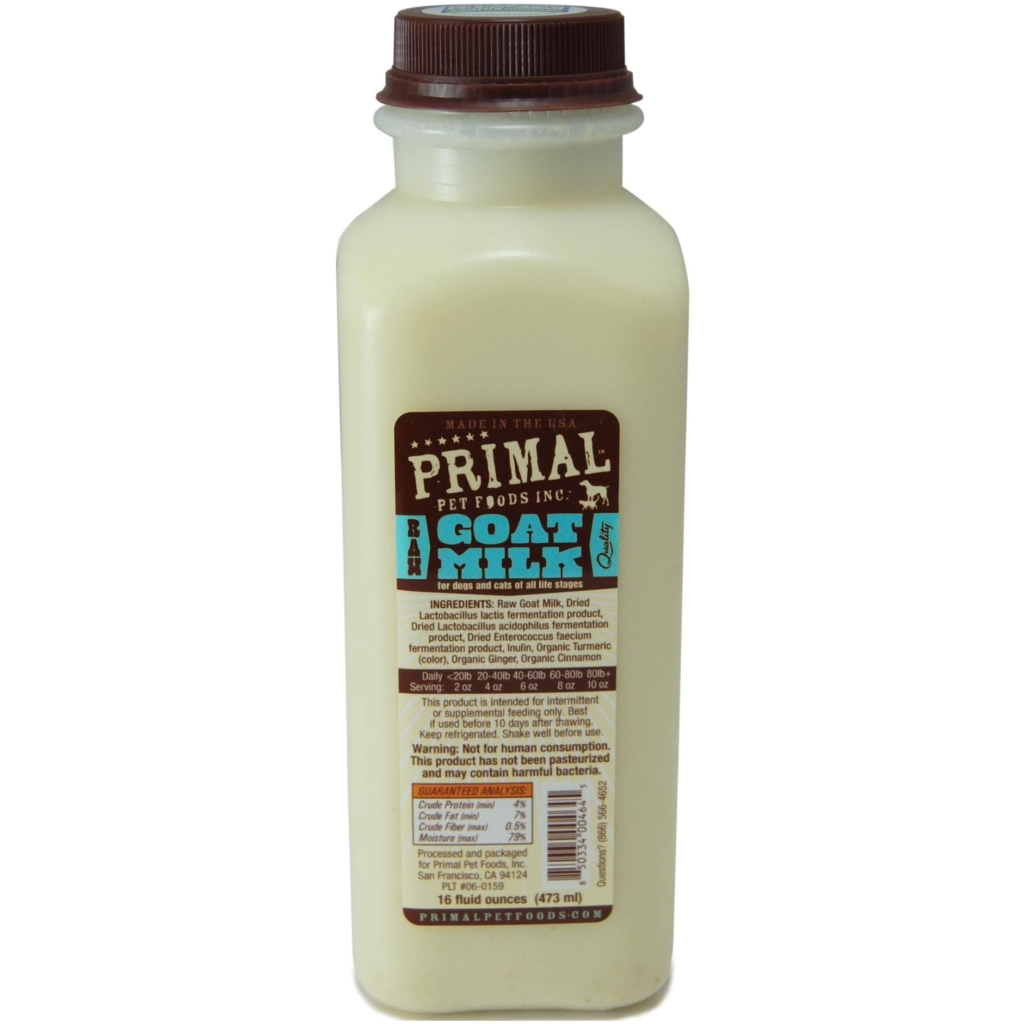 Primal Pet Foods Frozen Raw Goat Milk 16oz