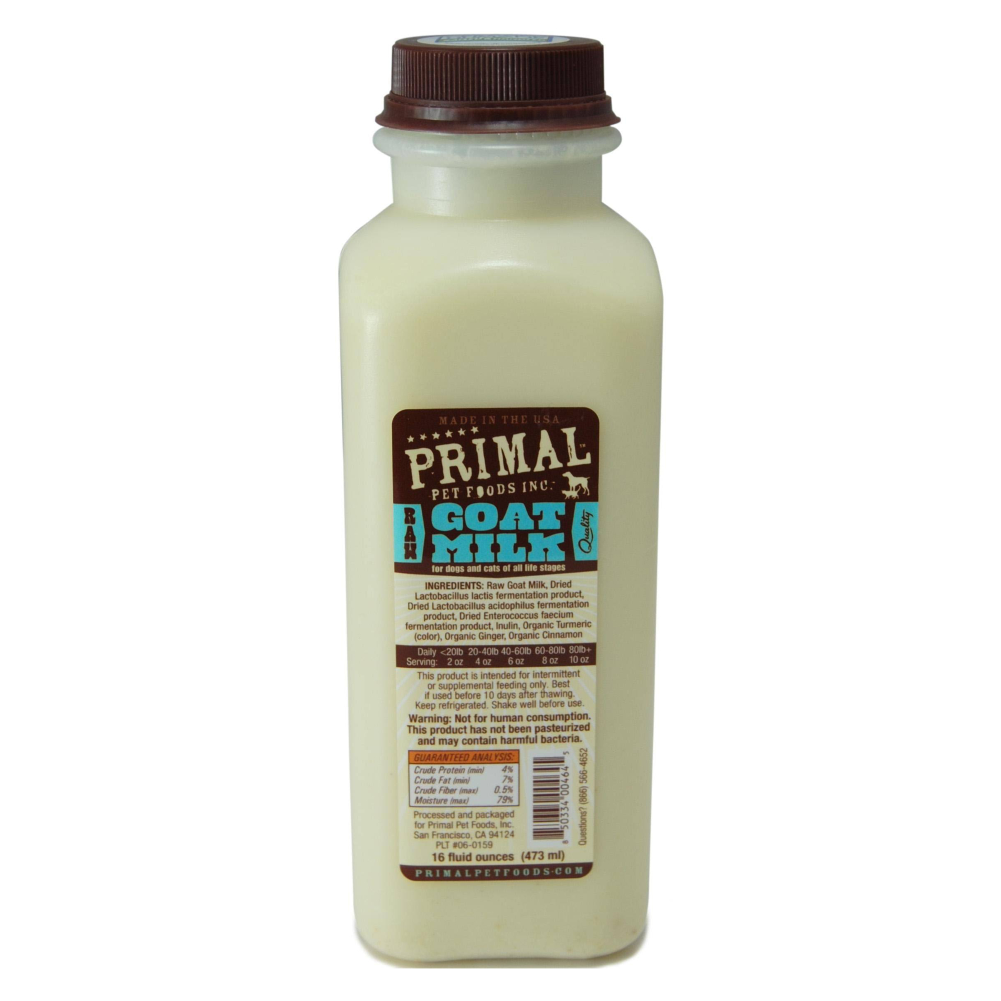 Primal Pet Foods Frozen Raw Goat Milk 16oz