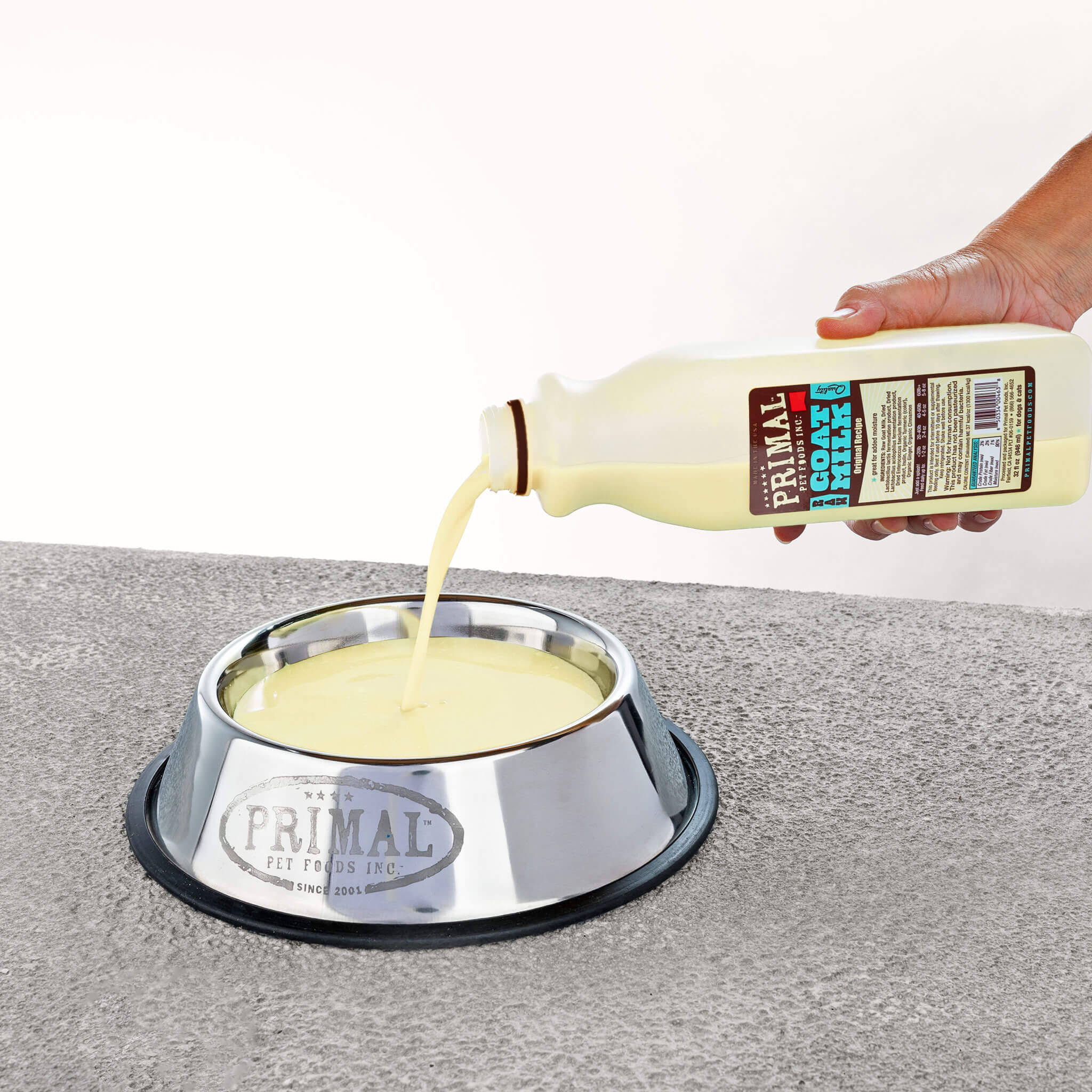 Primal Pet Foods Frozen Raw Goat Milk 16oz - Image 2