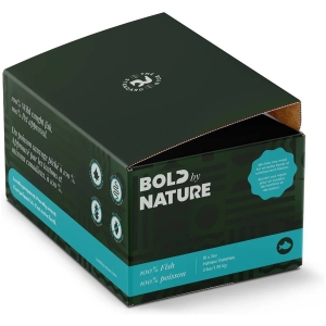 Bold By Nature Raw Dog/Cat Fish Meal Topper Patties 16 x 3oz -3lbs