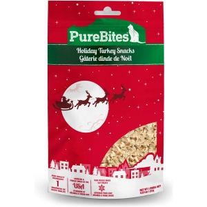 PureBites Holiday Freeze Dried Turkey Cat Treats 23g