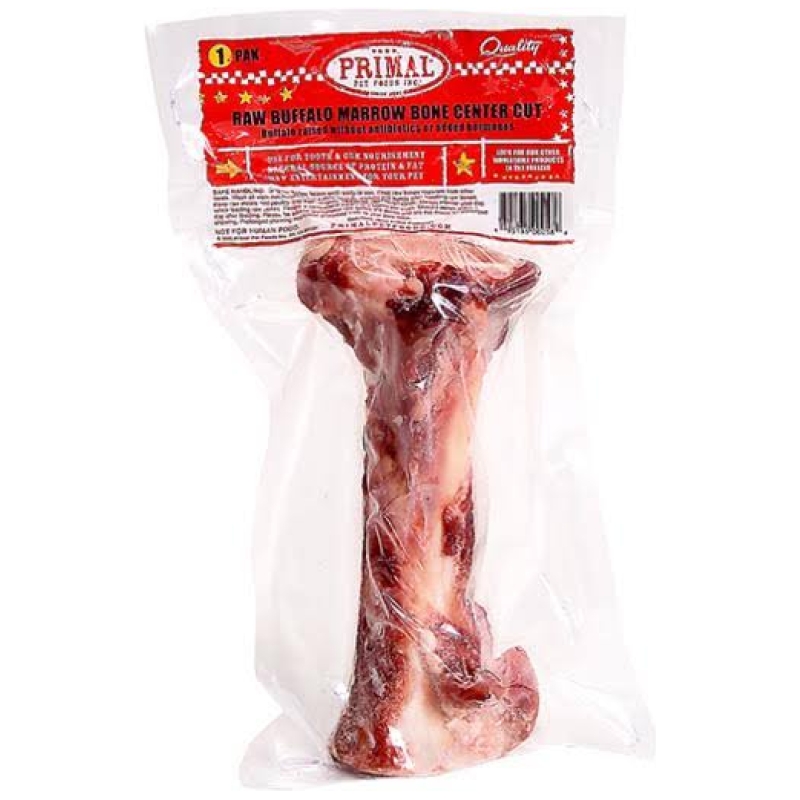 Primal Pet Foods Raw Buffalo Marrow Bone 6'' x 2''