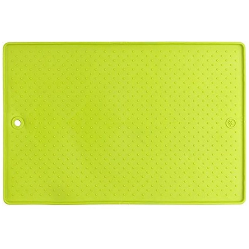 Dexas International 3964-GN-L Pet Bowl Grippmat, Green - Large