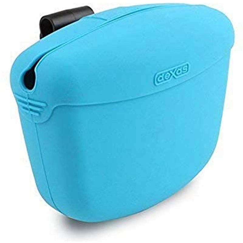 Dexas PoochPouch Clip-on Blue