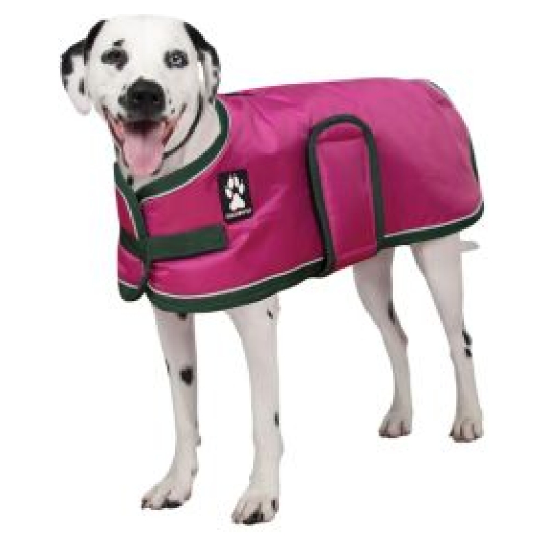 ShedRow K9 Greenhawk  Dog Vail Coat  Greenhawk Fuchsia