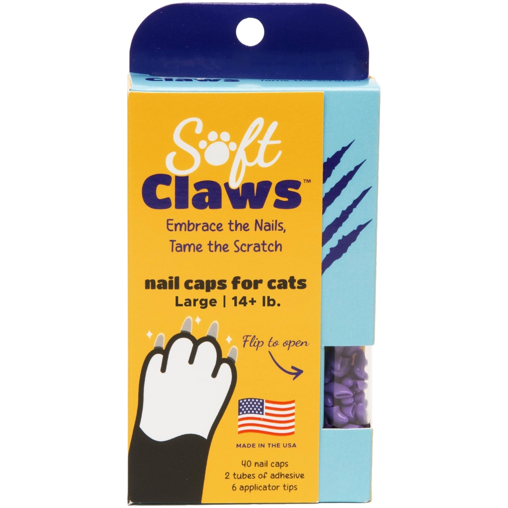 Soft Claws Feline Take Home Kit Large Purple