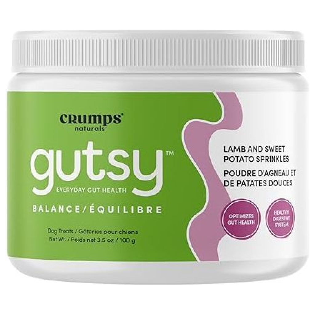 Crumps' Naturals Gutsy Balance Sprinkles - Lamb & Sweet Potato 3.5oz/99 Grams, Dog Treats
