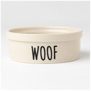 Petrageous Urban Pet Woof 5375 Bowl In Natural 2 Cups