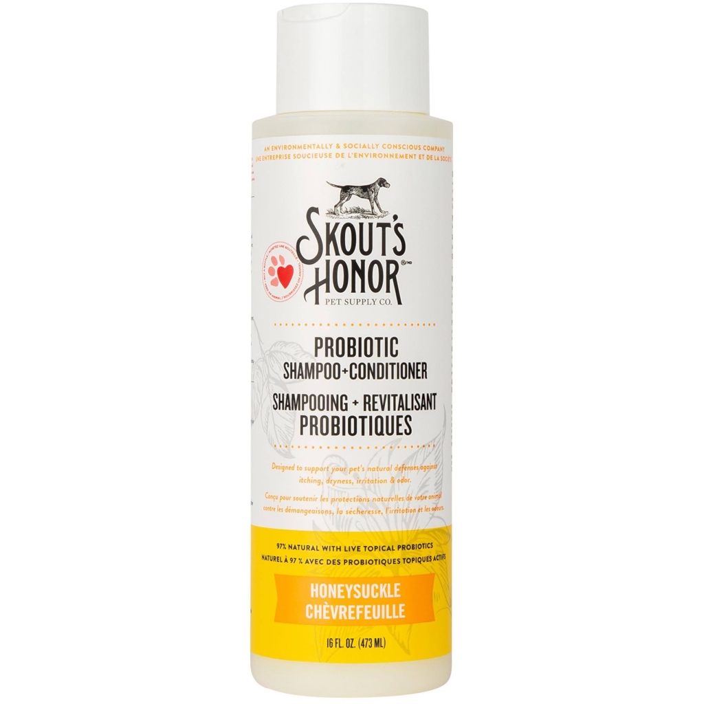 Skout's Honor SH Probiotic Shampoo/Cond. Dog Honey 16oz