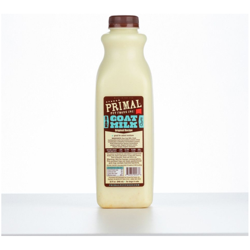 Primal Pet Foods 503-00463 - Frozen Raw Goat Milk Quart / 32 Oz
