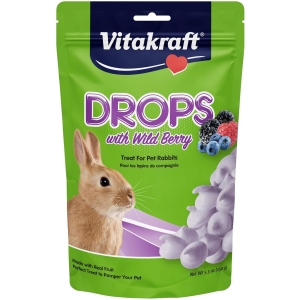Vitakraft Rabbit Drops with Wild Berries Treat, 5.3 oz