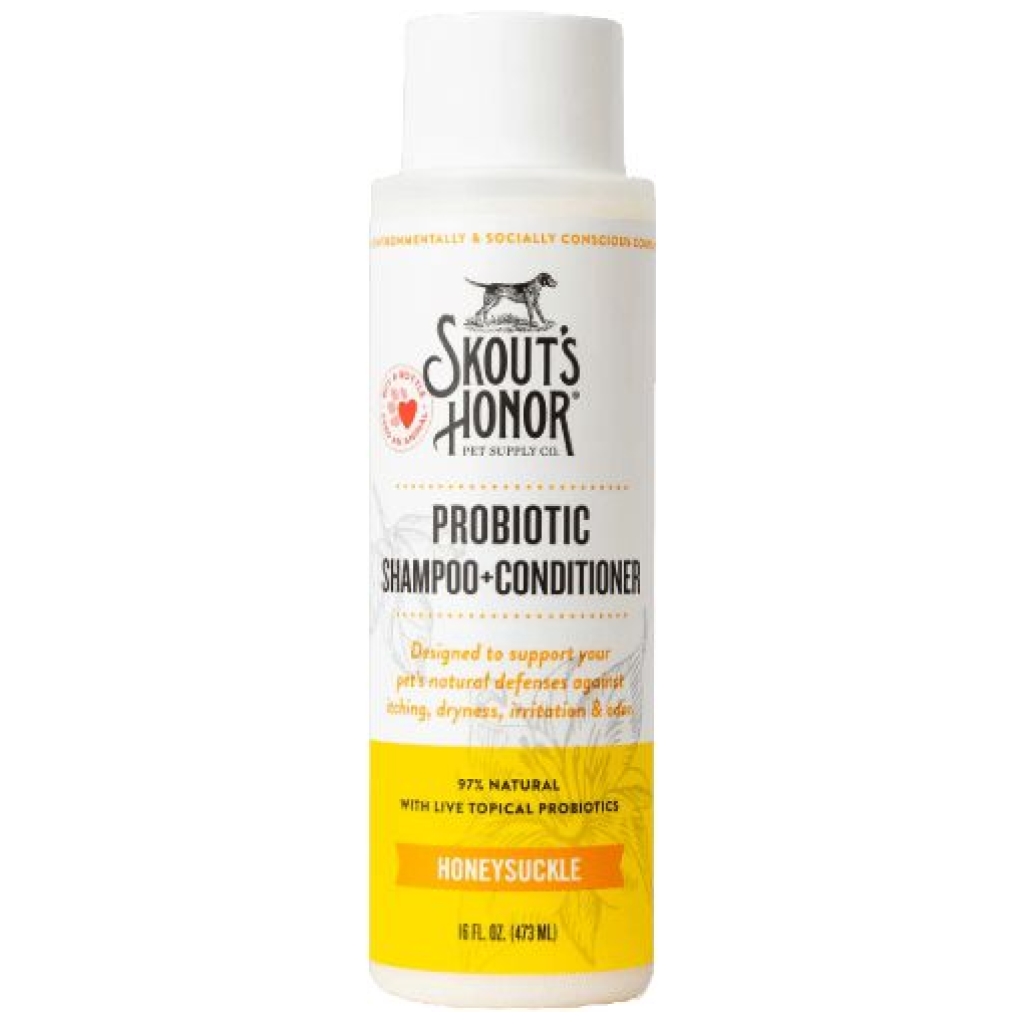 Skout's Honour HoneySuckle Probiotic Dog/Cat Shampoo & Conditioner (2-In-1)
