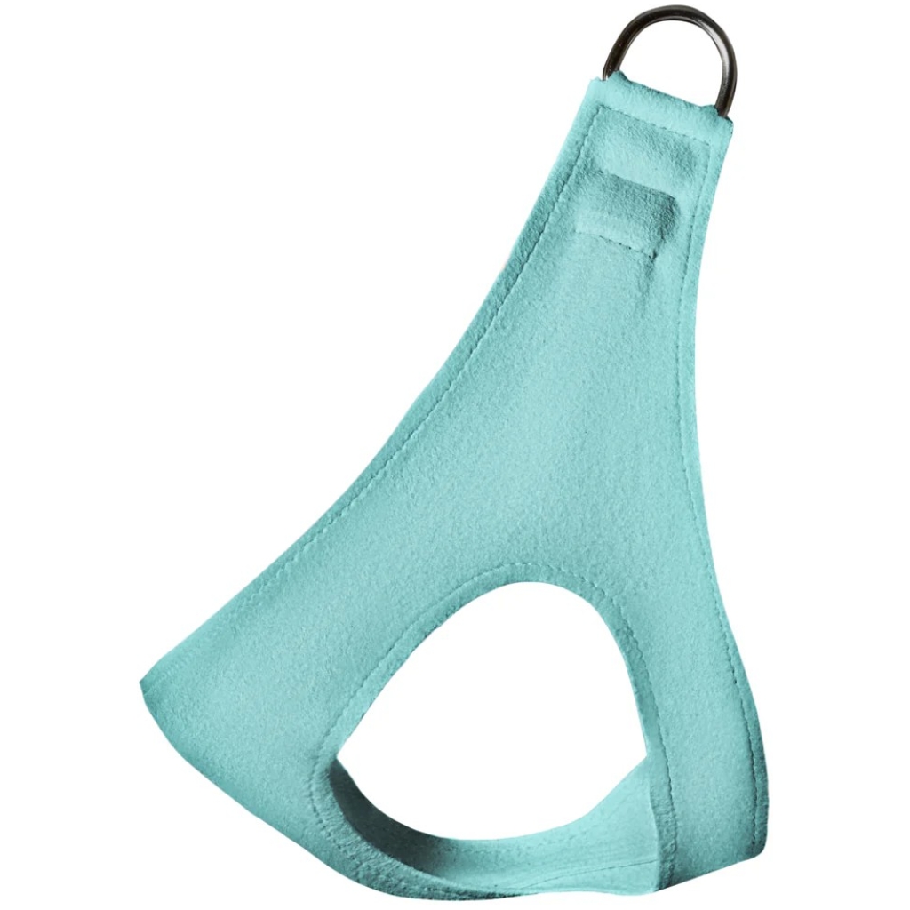 Susan Lanci Step in harness made from ultra suede (Bow sold apart)