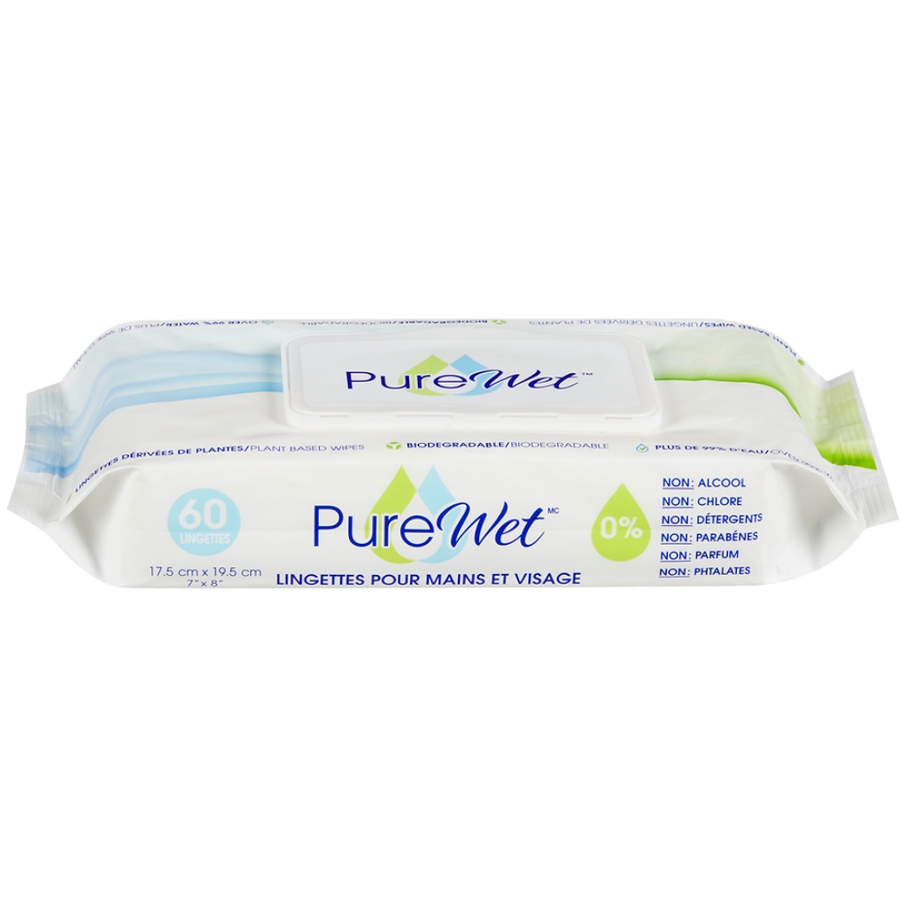 PureWet Pet Wipes - 60 wipes