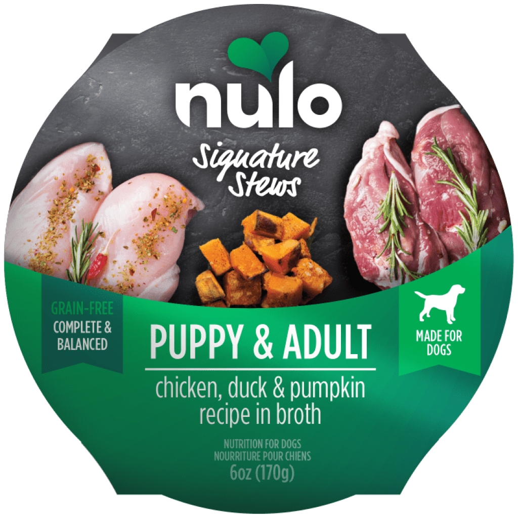 Nulo Chicken, Duck & Pumpkin in Broth Signature Stew For Puppies & Adult Dogs (6 oz)