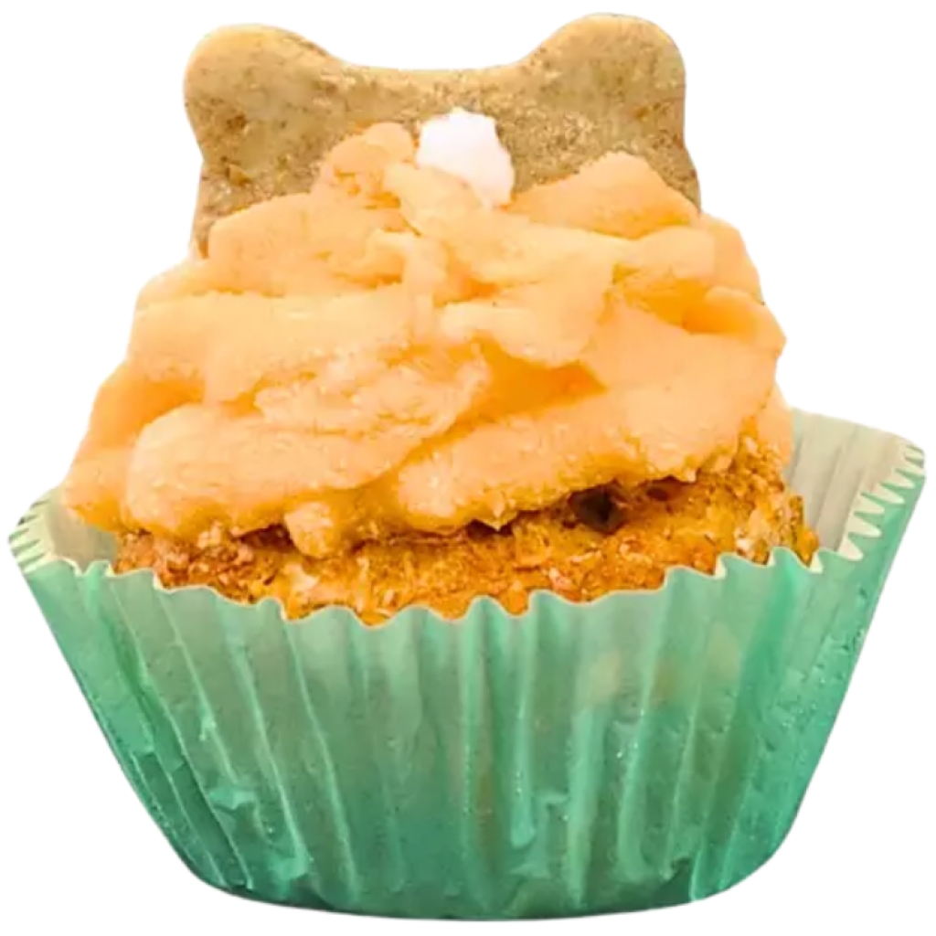 Milo & Lily Frozen Dog Treats – Pupcake (Pumpkin & Peanut Butter)