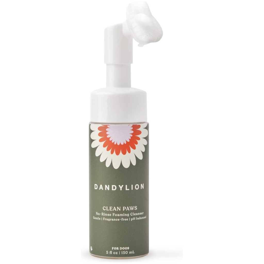 Dandylion Clean Paws No-Rinse Dog Paw Cleaner Foam (150 mL)